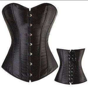 Bustier lace boned top corset waist shaper new from warehouse